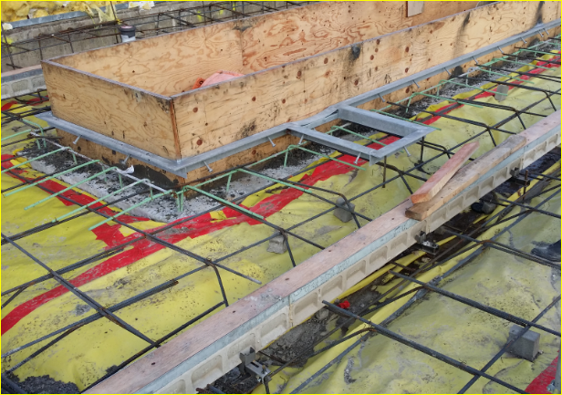 Concrete flatwork installation