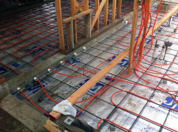 Concrete and landscaping work